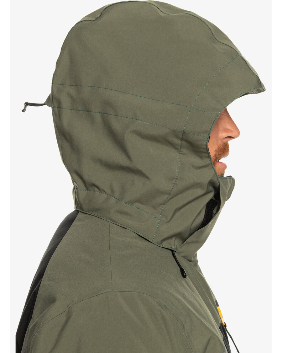 Quiksilver Mission Plus Teknisk Snøjakke - Ekte Svart