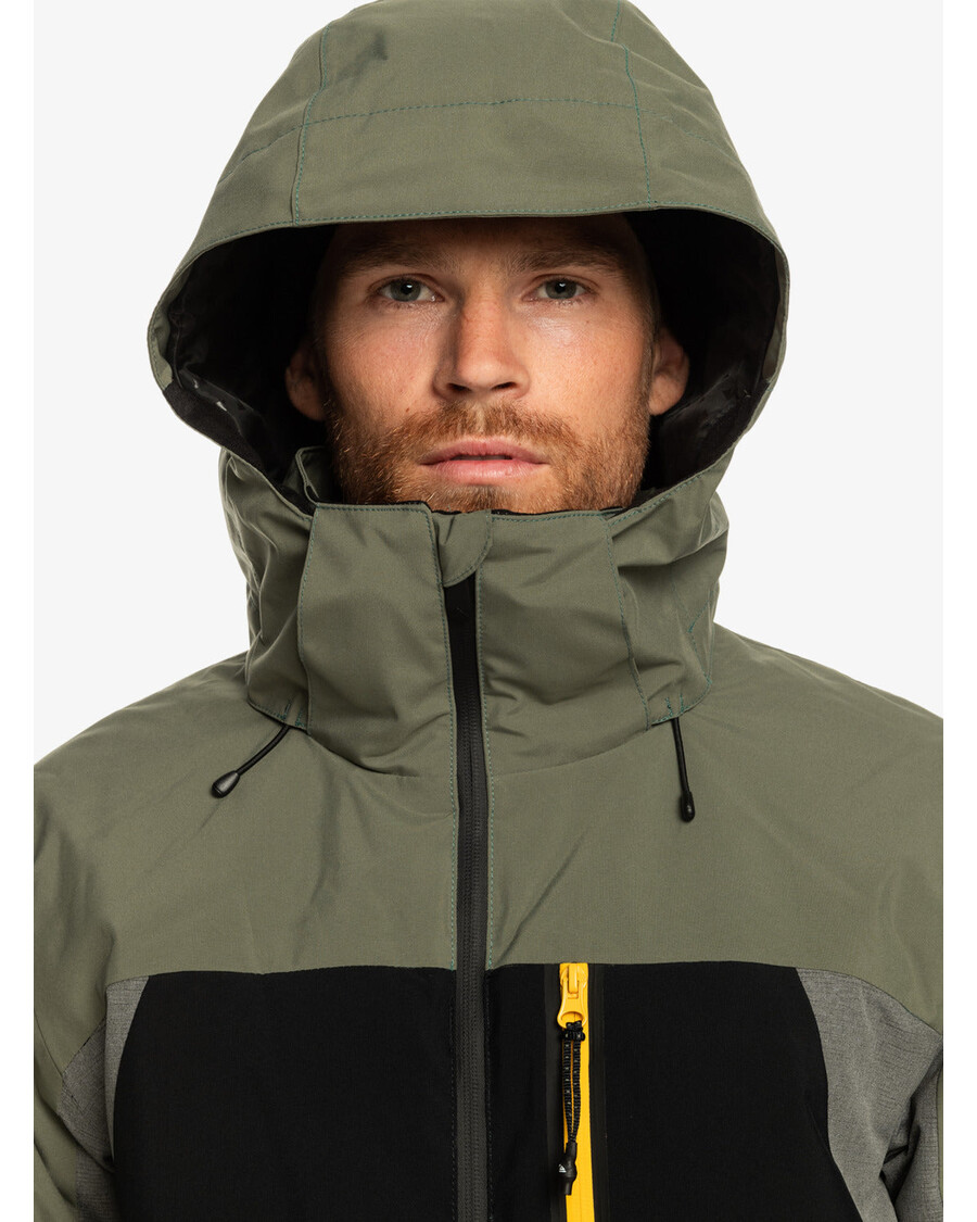 Quiksilver Mission Plus Teknisk Snøjakke - Ekte Svart