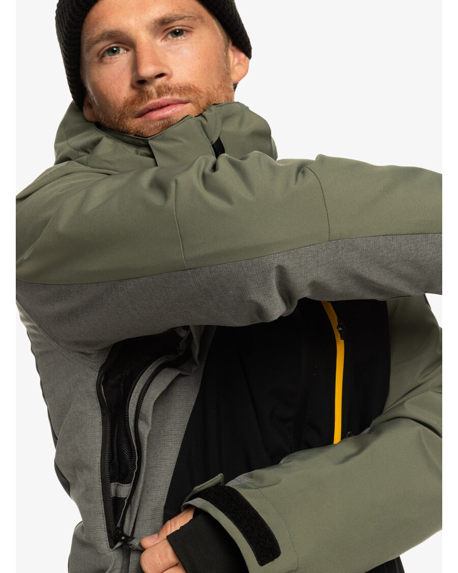 Quiksilver Mission Plus Teknisk Snøjakke - Ekte Svart