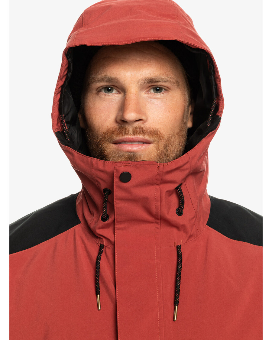 Technická Snehová Bunda Quiksilver Radikal - Marsala