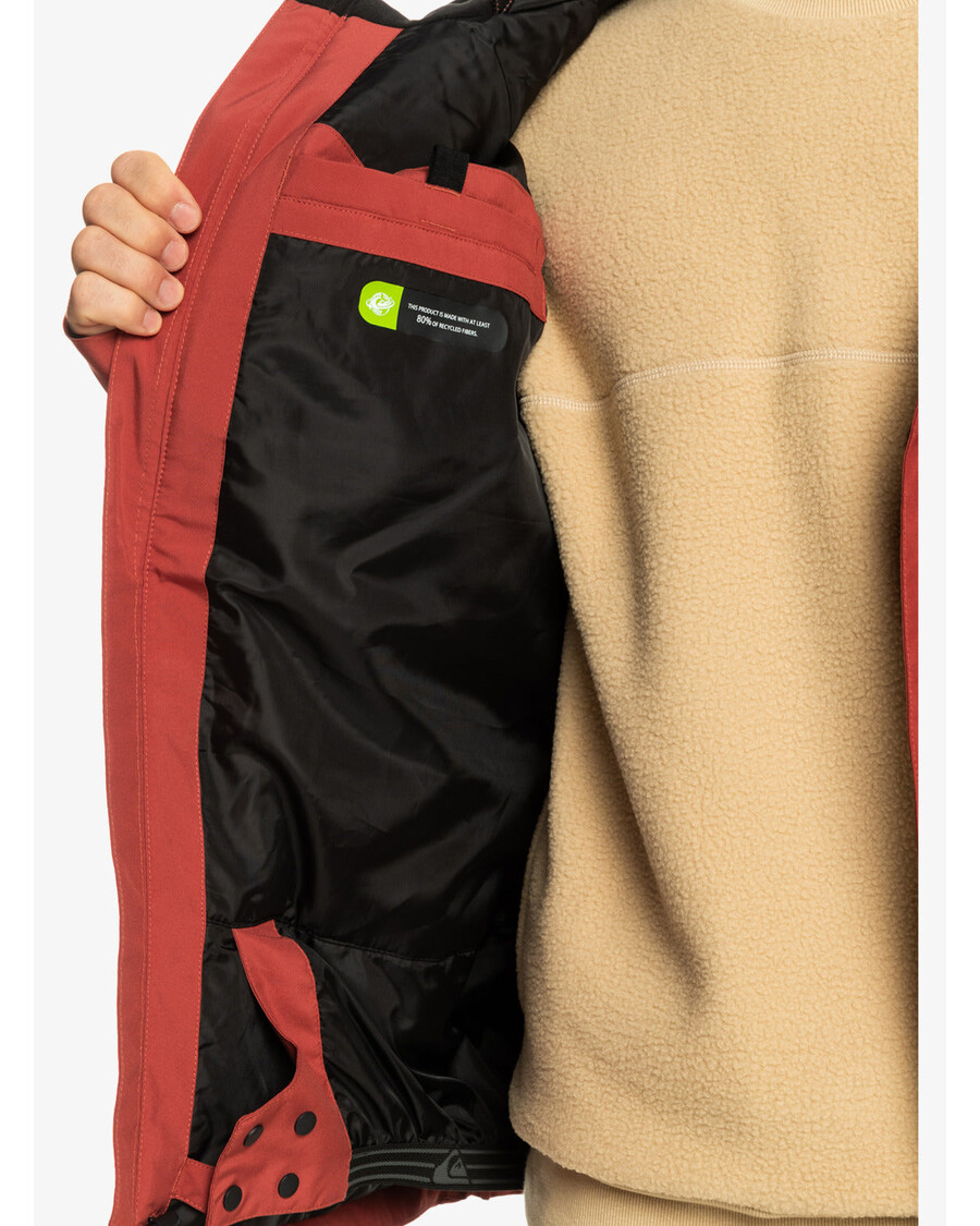 Technická Snehová Bunda Quiksilver Radikal - Marsala