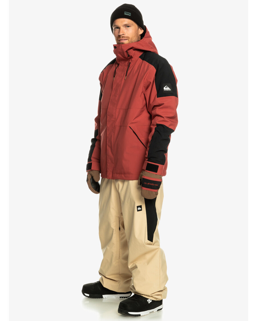 Technická Snehová Bunda Quiksilver Radikal - Marsala