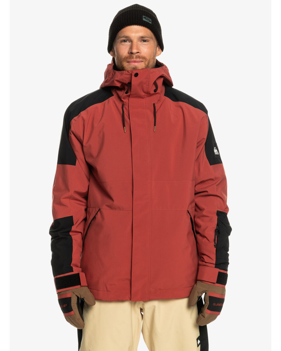 Technická Snehová Bunda Quiksilver Radikal - Marsala