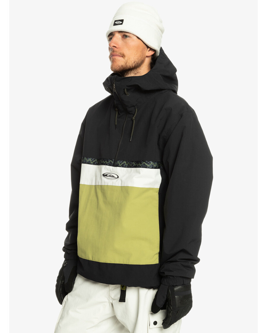 τεχνικό χιονοτζάκετ Quiksilver Steeze - αληθινό μαύρο