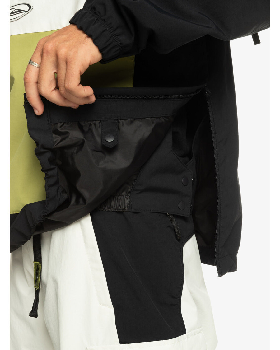 τεχνικό χιονοτζάκετ Quiksilver Steeze - αληθινό μαύρο