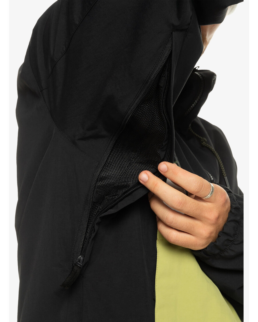 τεχνικό χιονοτζάκετ Quiksilver Steeze - αληθινό μαύρο