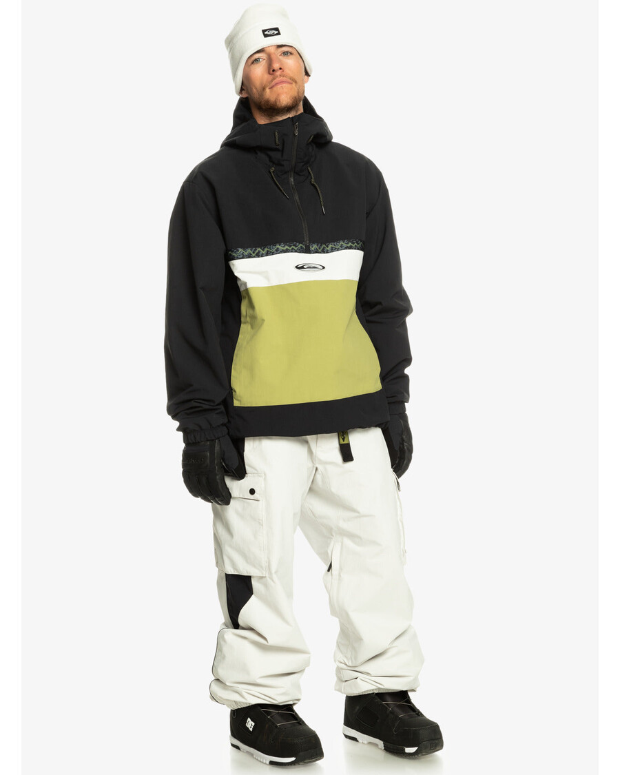 τεχνικό χιονοτζάκετ Quiksilver Steeze - αληθινό μαύρο