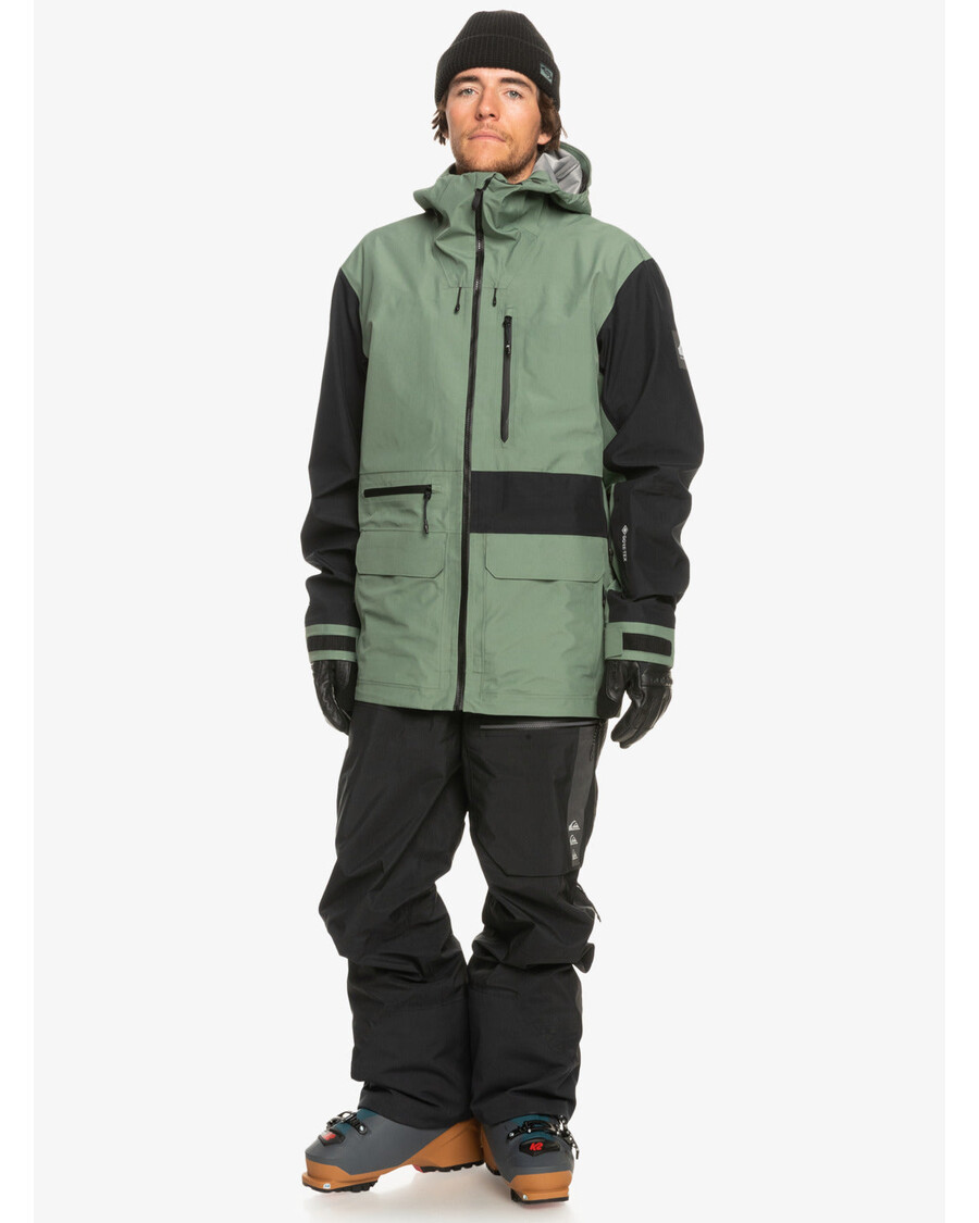 Quik Silver Highline Pro Sammy Carlson 3L Gore-Tex® Technical Snow Jacket - Laurel Wreath