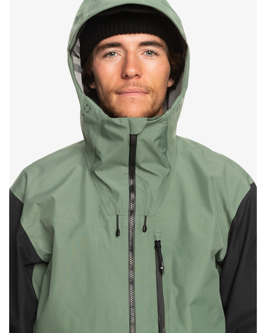 Quik Silver Highline Pro Sammy Carlson 3L Gore-Tex® Technical Snow Jacket - Laurel Wreath