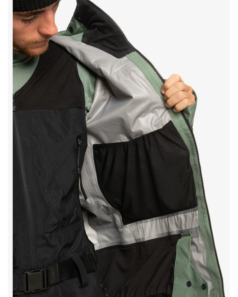 Quik Silver Highline Pro Sammy Carlson 3L Gore-Tex® Technical Snow Jacket - Laurel Wreath