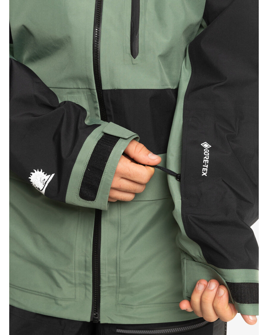 Quik Silver Highline Pro Sammy Carlson 3L Gore-Tex® Technical Snow Jacket - Laurel Wreath