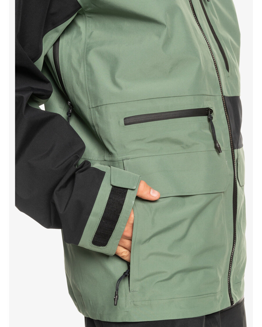 Quik Silver Highline Pro Sammy Carlson 3L Gore-Tex® Technical Snow Jacket - Laurel Wreath