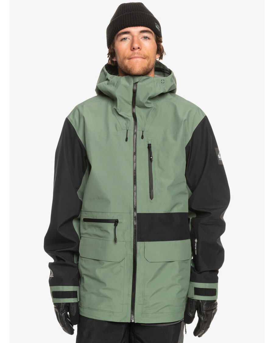 Quiksilver Highline Pro Sammy Carlson 3l Gore-tex® Technická Snehová Bunda - Vavrínový Veniec