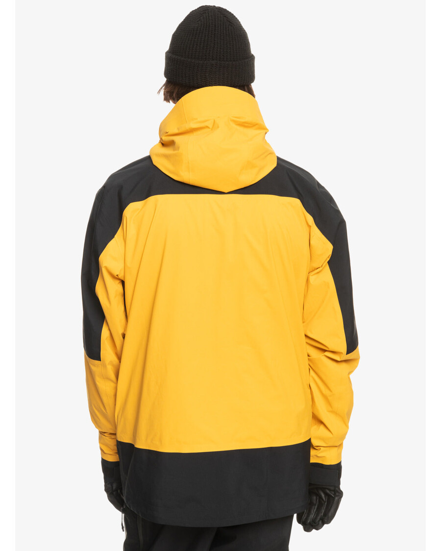 Quiksilver Ultraľahká Gore-tex® Technická Snehová Bunda - Minerálna žltá
