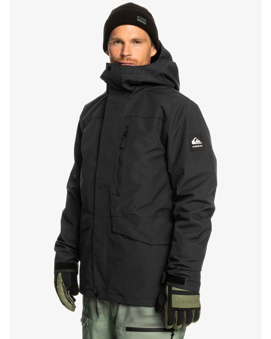 Quiksilver Mission Veste De Snow Technique 3 En 1 - True Black