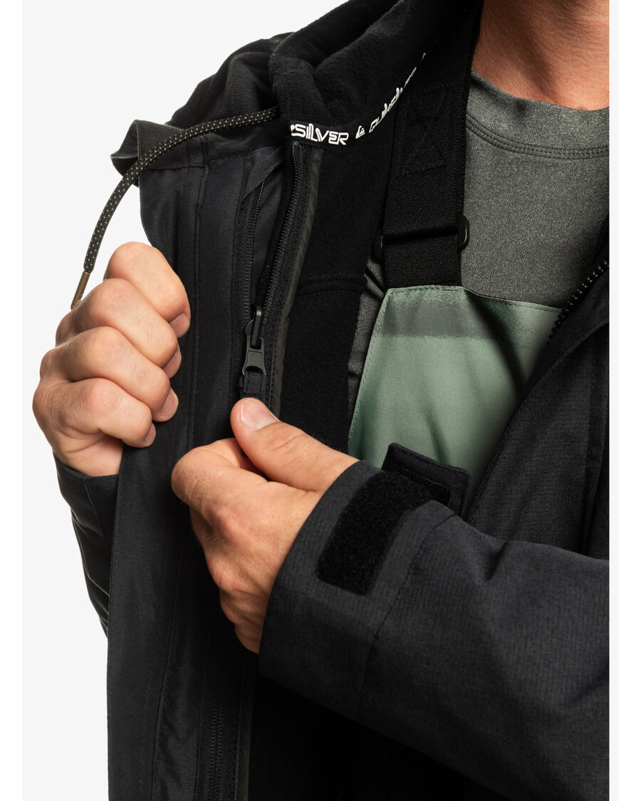 Quiksilver Mission Veste De Snow Technique 3 En 1 - True Black