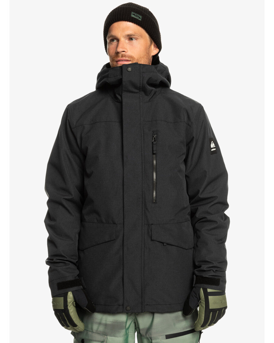 Technická Snehová Bunda Quiksilver Mission 3 V 1 - Pravá čierna