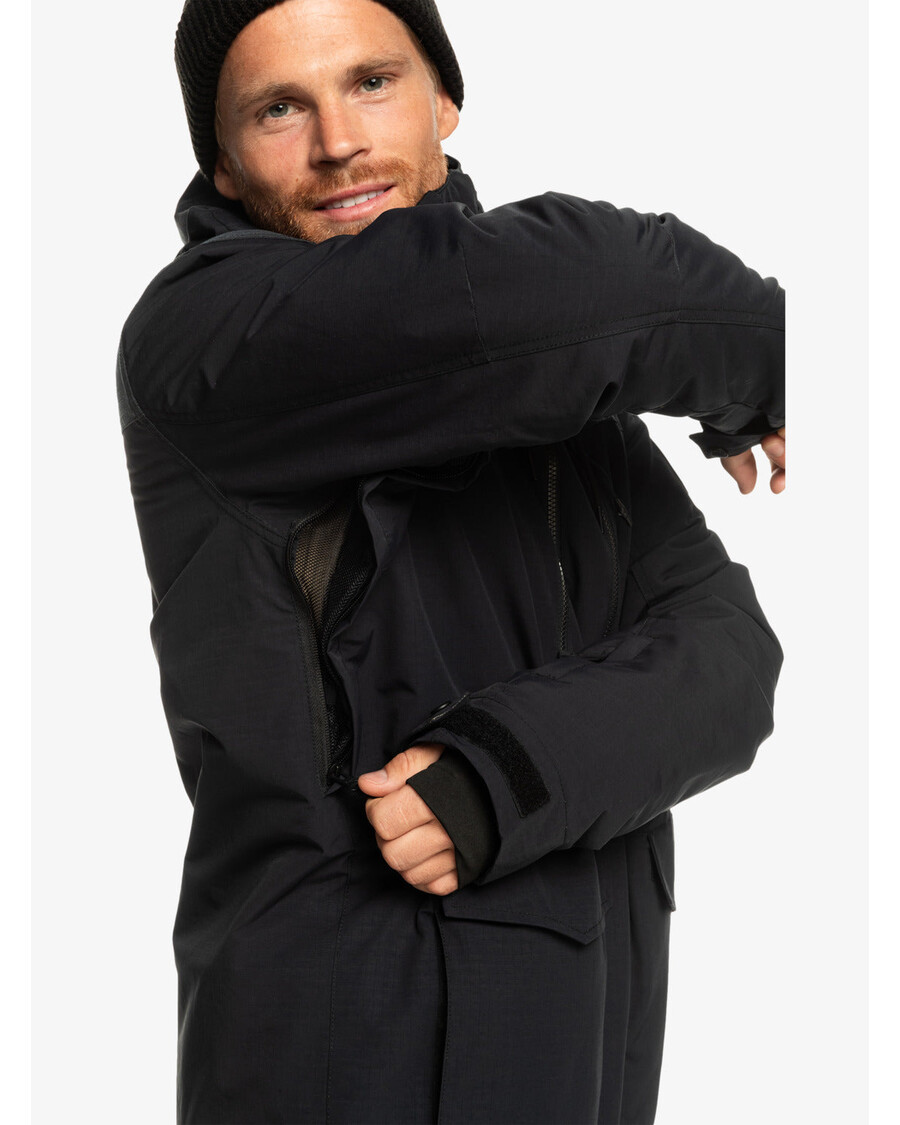 Quiksilver Fairbanks Teknisk Snejakke - ægte Sort