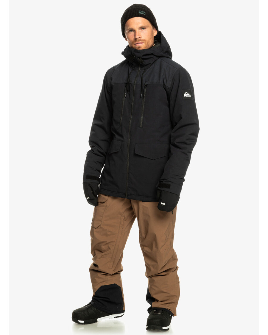 Quiksilver Fairbanks Teknisk Snejakke - ægte Sort