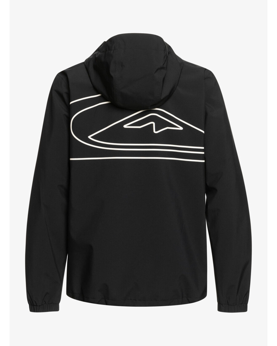 Quik Silver High In The Hood Technical Snow Jacket - True Black