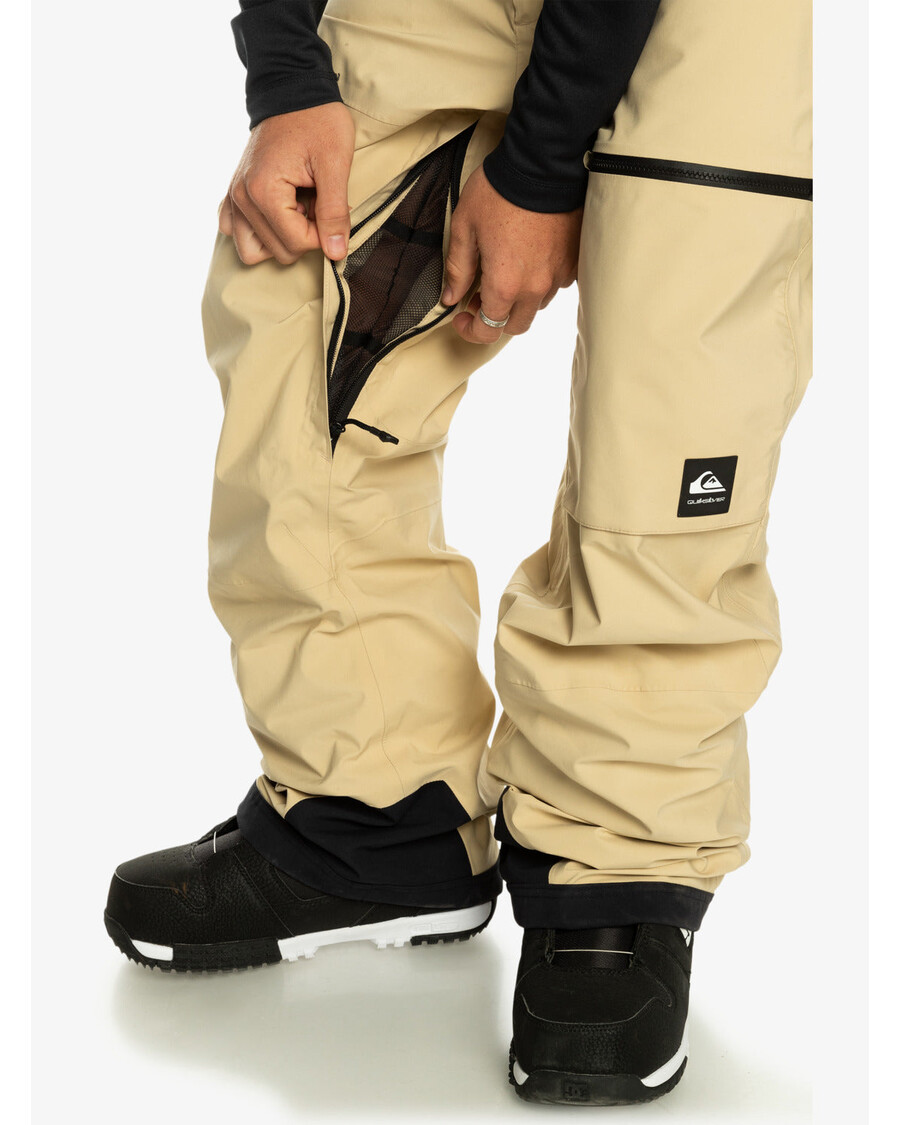 Quik Silver Altostratus Street Shell 2L Gore-Tex® Snow Bib Pants - Pale Khaki