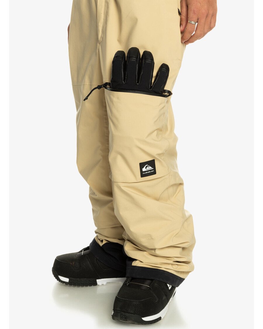 Quik Silver Altostratus Street Shell 2L Gore-Tex® Snow Bib Pants - Pale Khaki