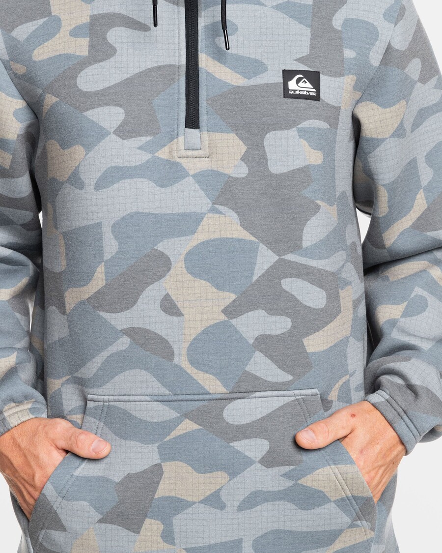 Quik Silver Shredder Hoodie - Puzzle Camo Ice Flow