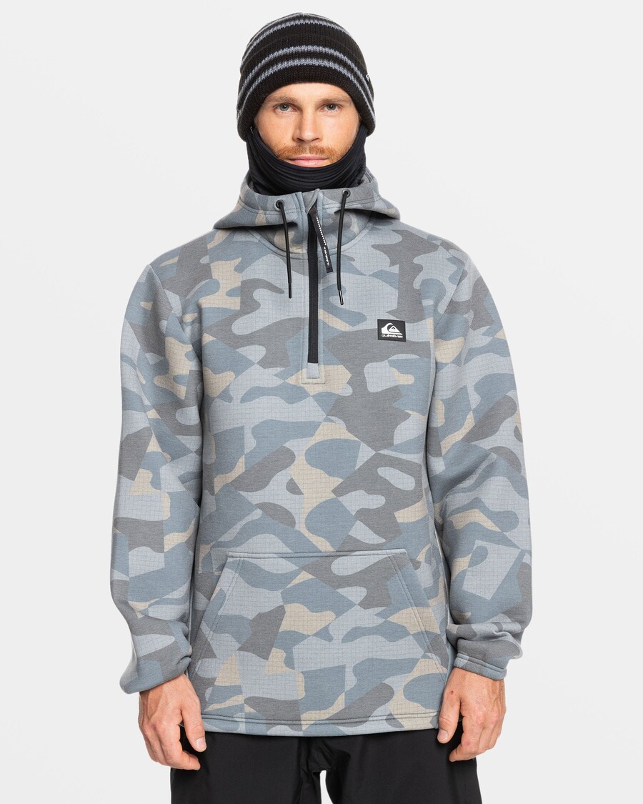 Mikina Quiksilver Shredder - Puzzle Camo Ice Flow