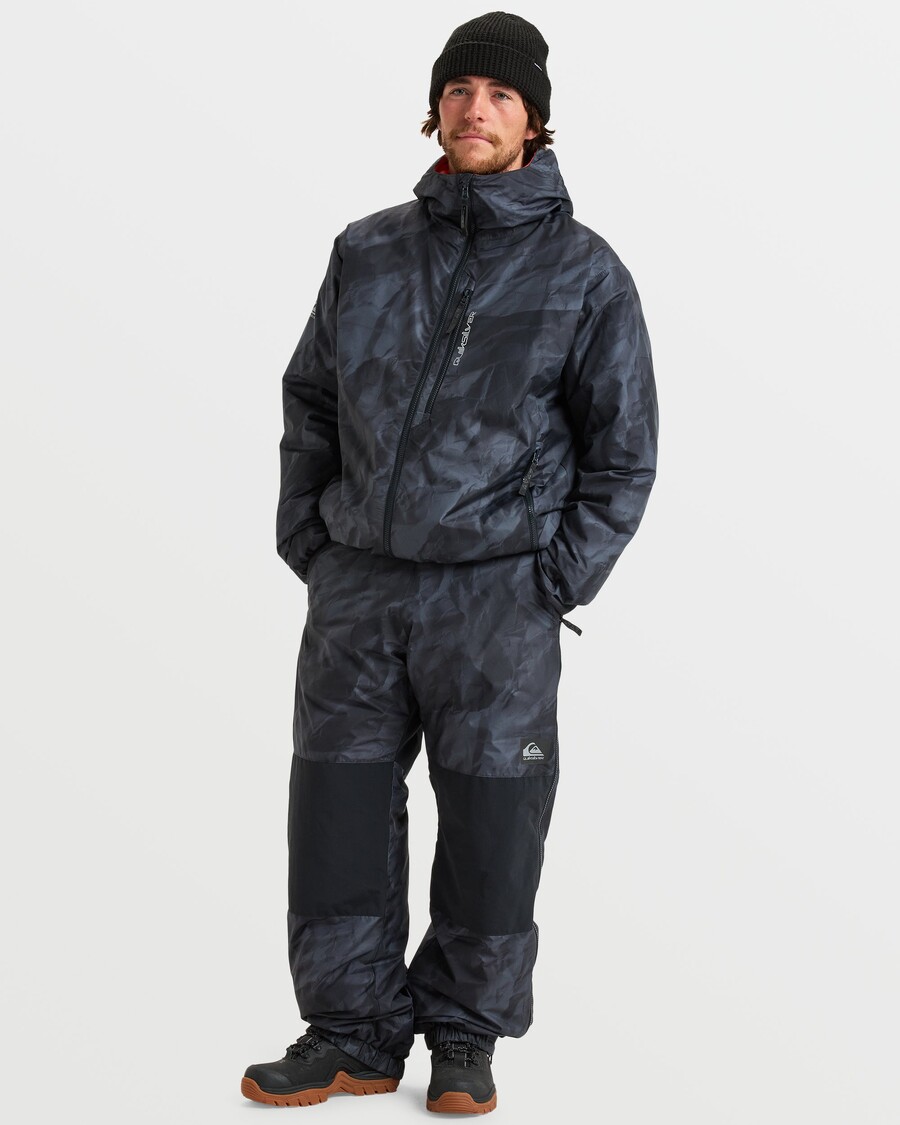 Quik Silver Travis Rice Expedition Insulator Jacket - Tr Black Paper