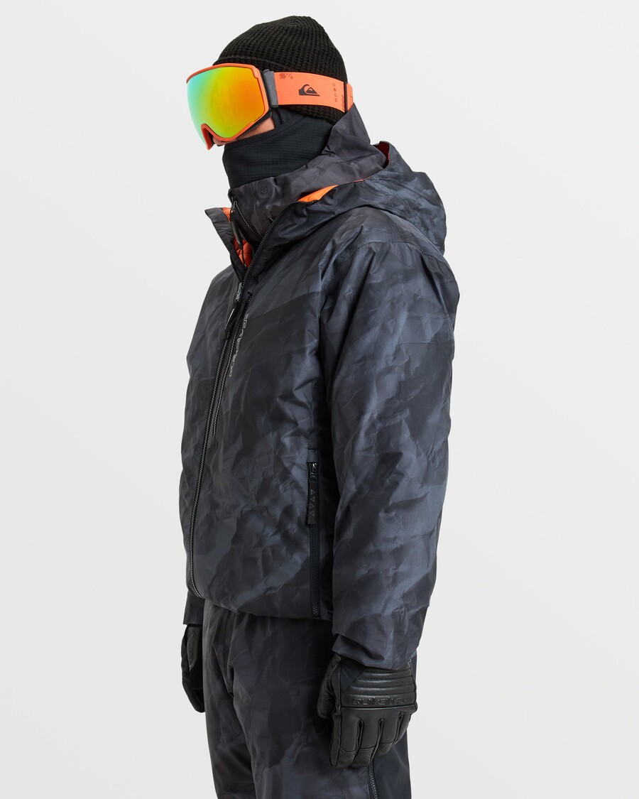 Quik Silver Travis Rice Expedition Insulator Jacket - Tr Black Paper