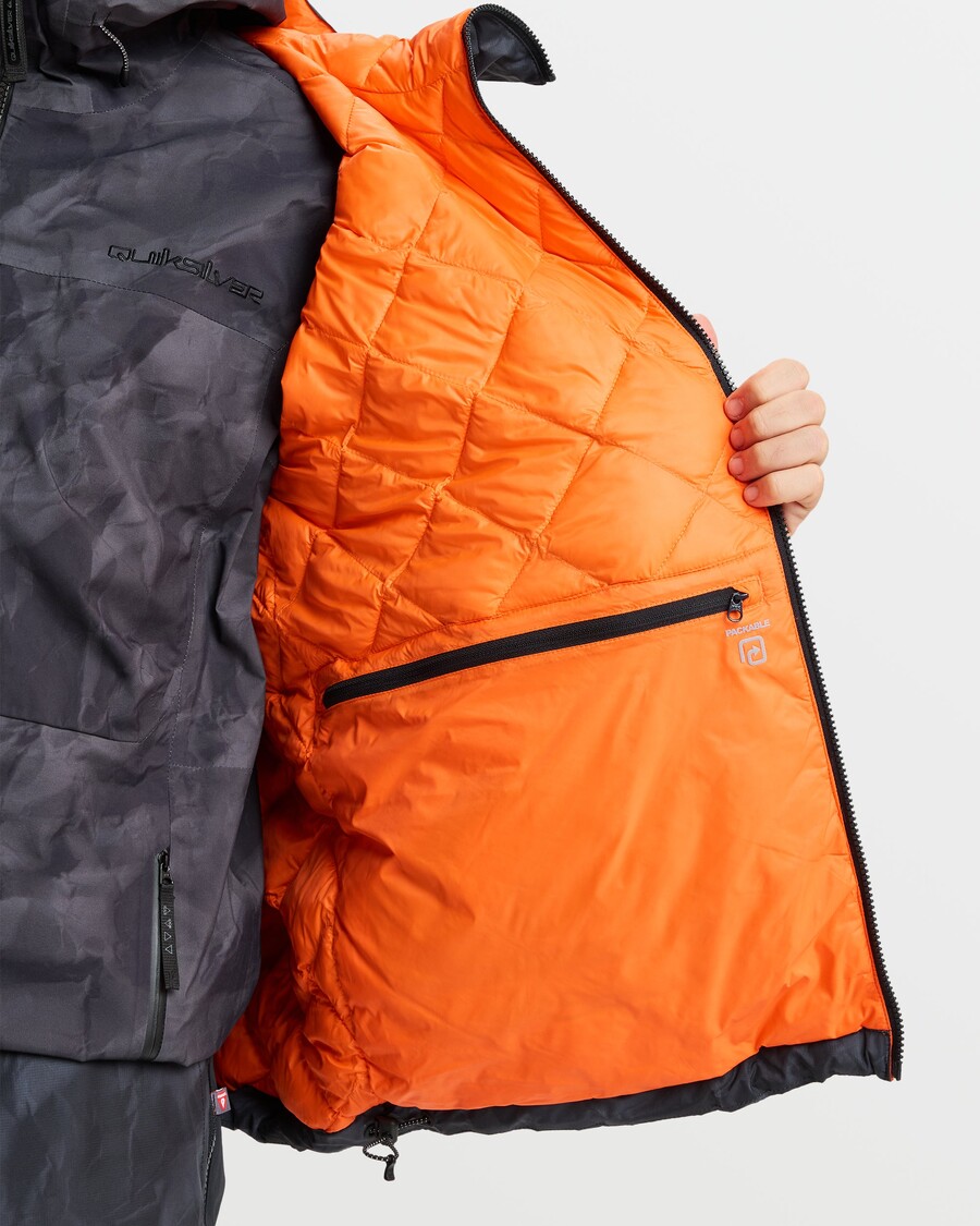 Quik Silver Travis Rice Expedition Insulator Jacket - Tr Black Paper