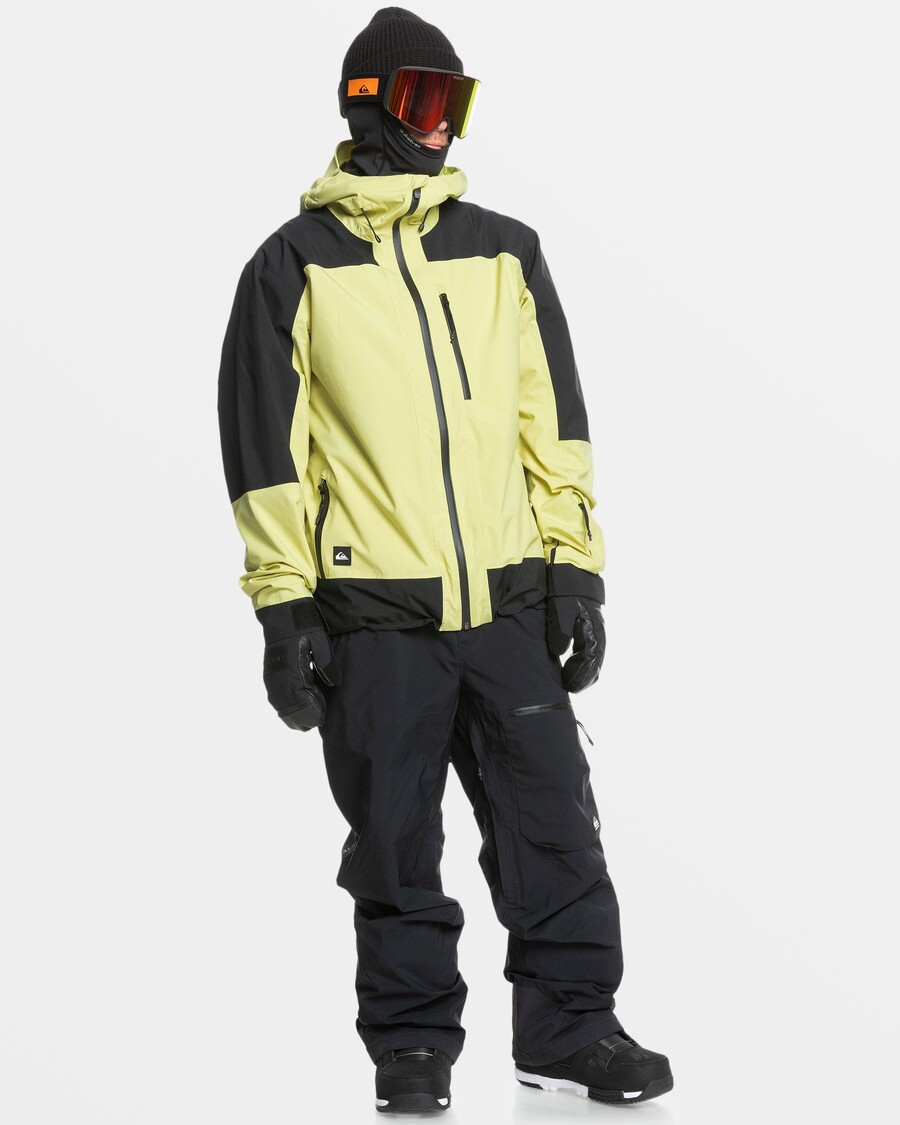 Сверхлегкая зимняя куртка Quiksilver 20K — цвет сельдерея