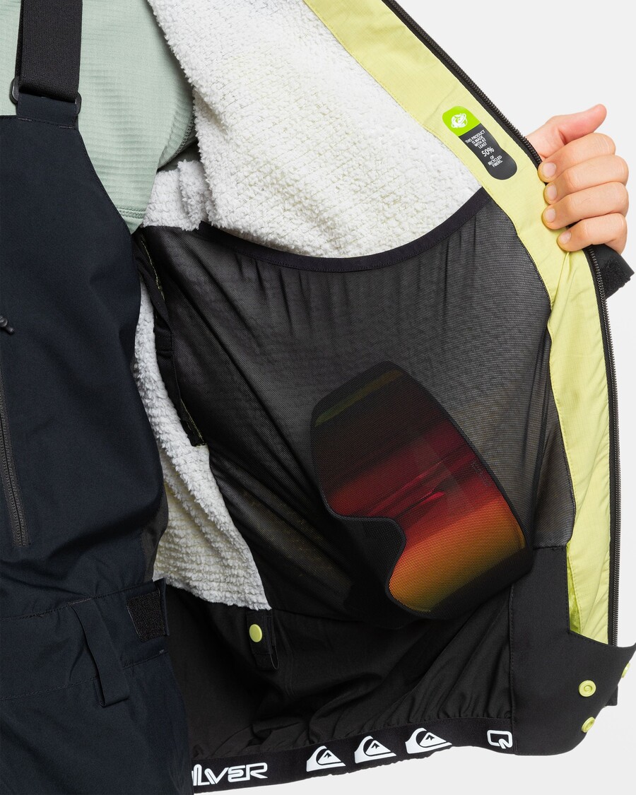 Сверхлегкая зимняя куртка Quiksilver 20K — цвет сельдерея