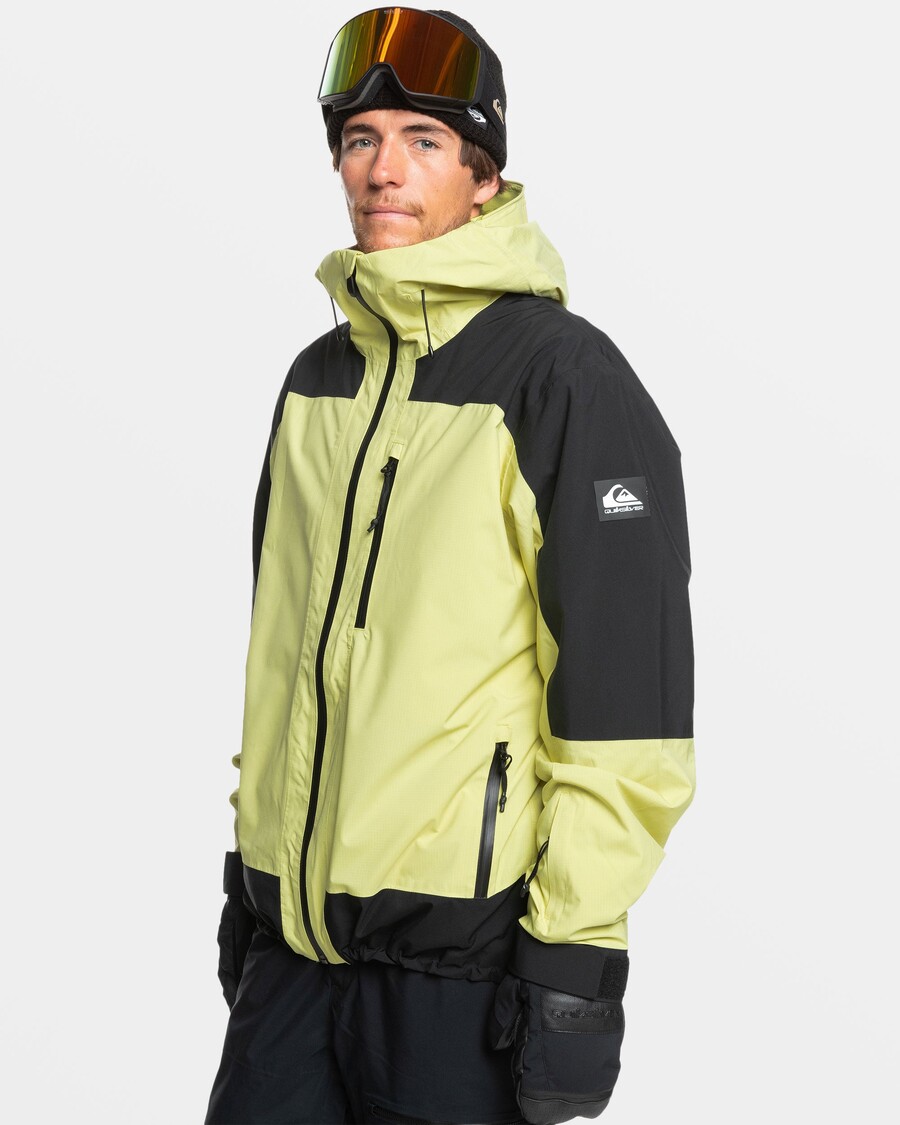 Сверхлегкая зимняя куртка Quiksilver 20K — цвет сельдерея
