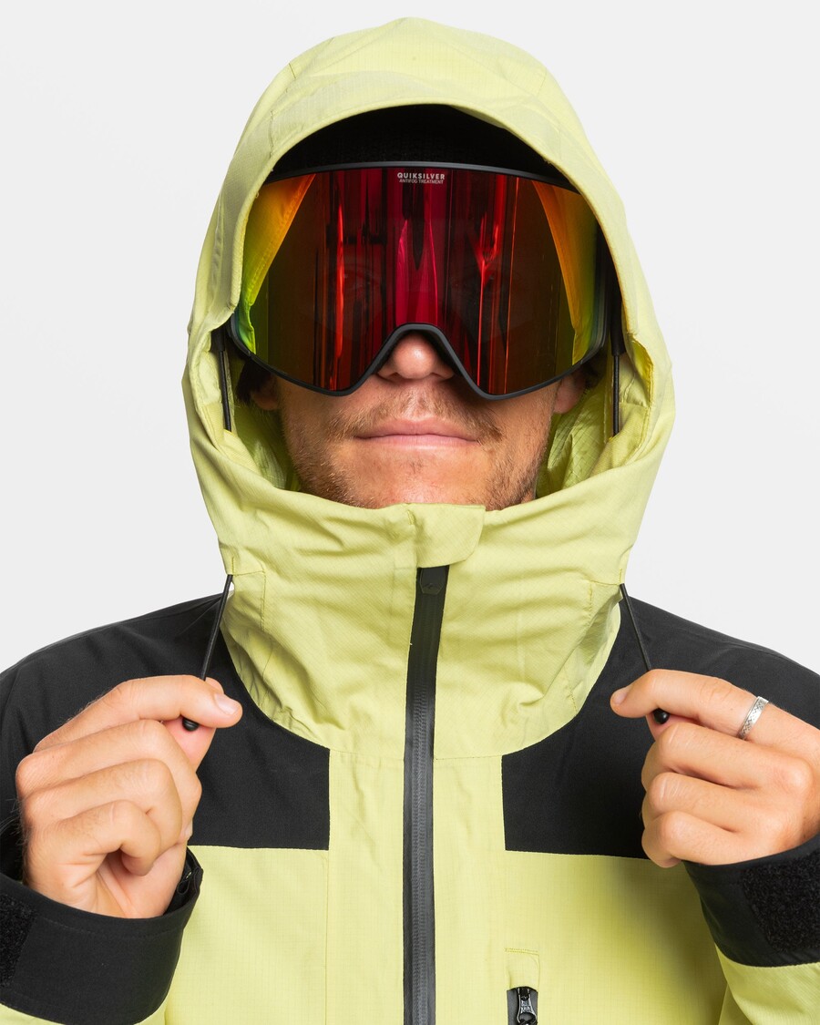 Сверхлегкая зимняя куртка Quiksilver 20K — цвет сельдерея