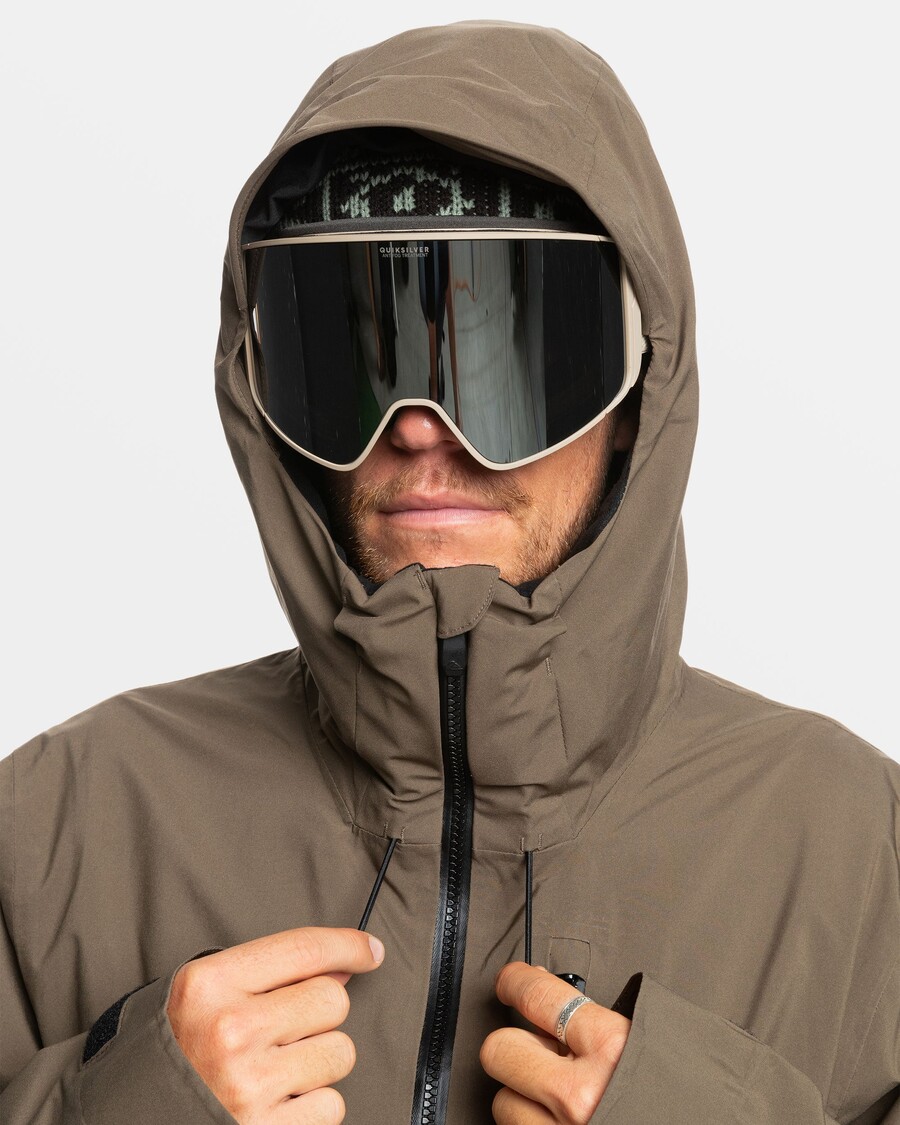 Quik Silver Quest Stretch 20K Snow Jacket - Canteen