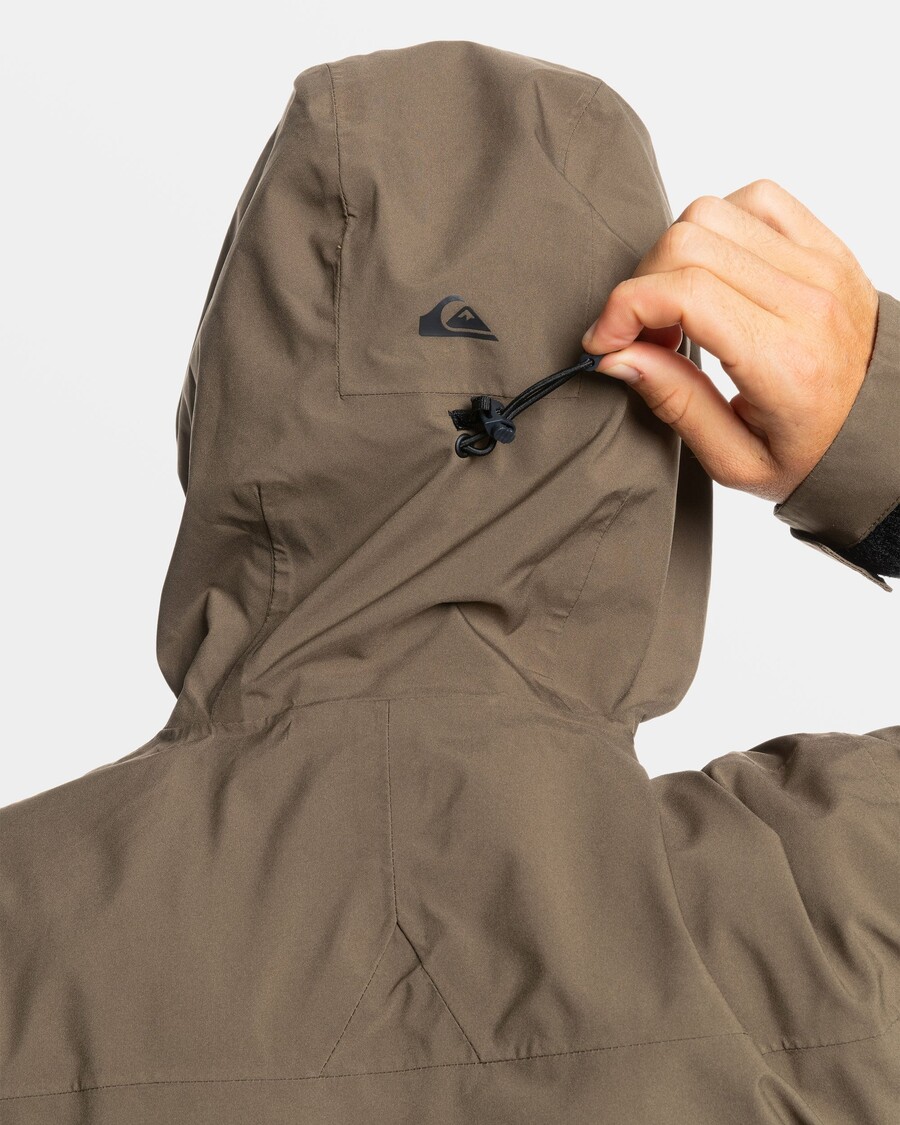 Quik Silver Quest Stretch 20K Snow Jacket - Canteen