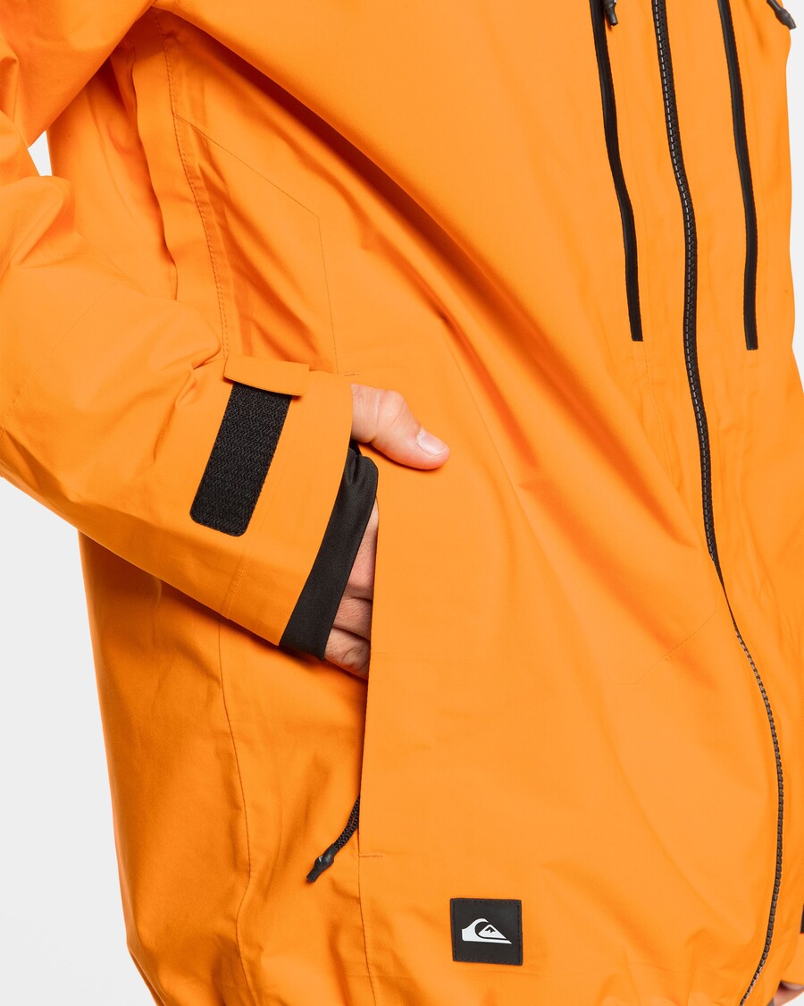 クイックシルバー プロ パス ゴアテックス 2L スノー ジャケット - オレンジ ペッパー