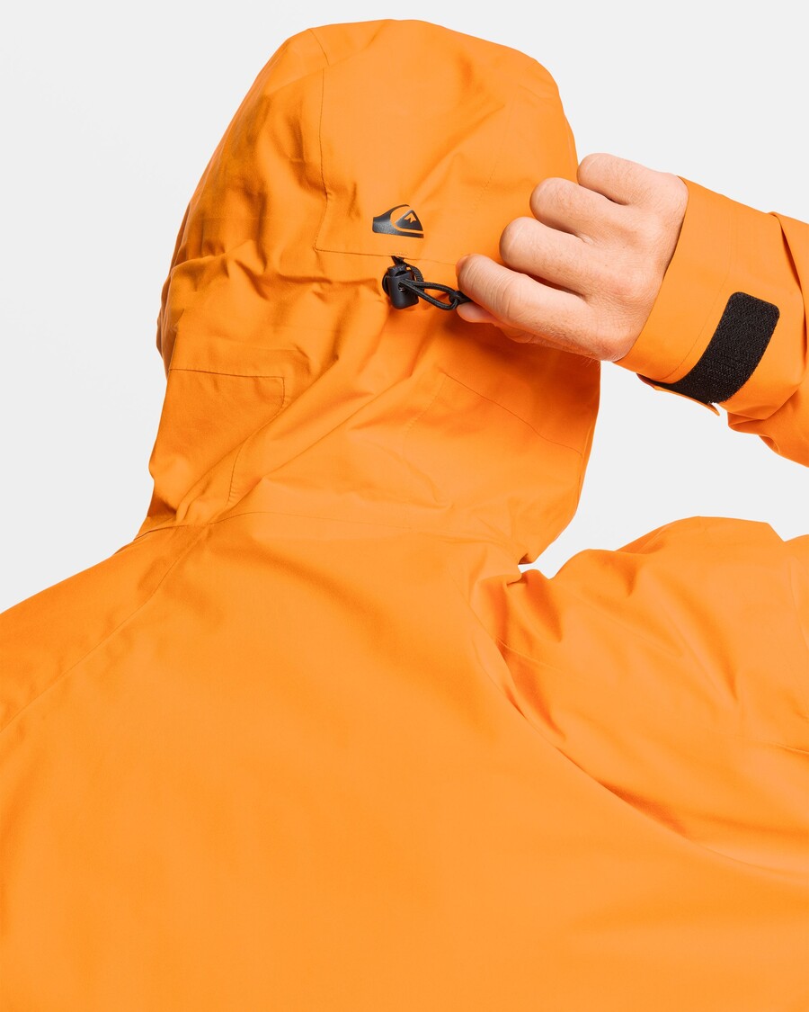 クイックシルバー プロ パス ゴアテックス 2L スノー ジャケット - オレンジ ペッパー