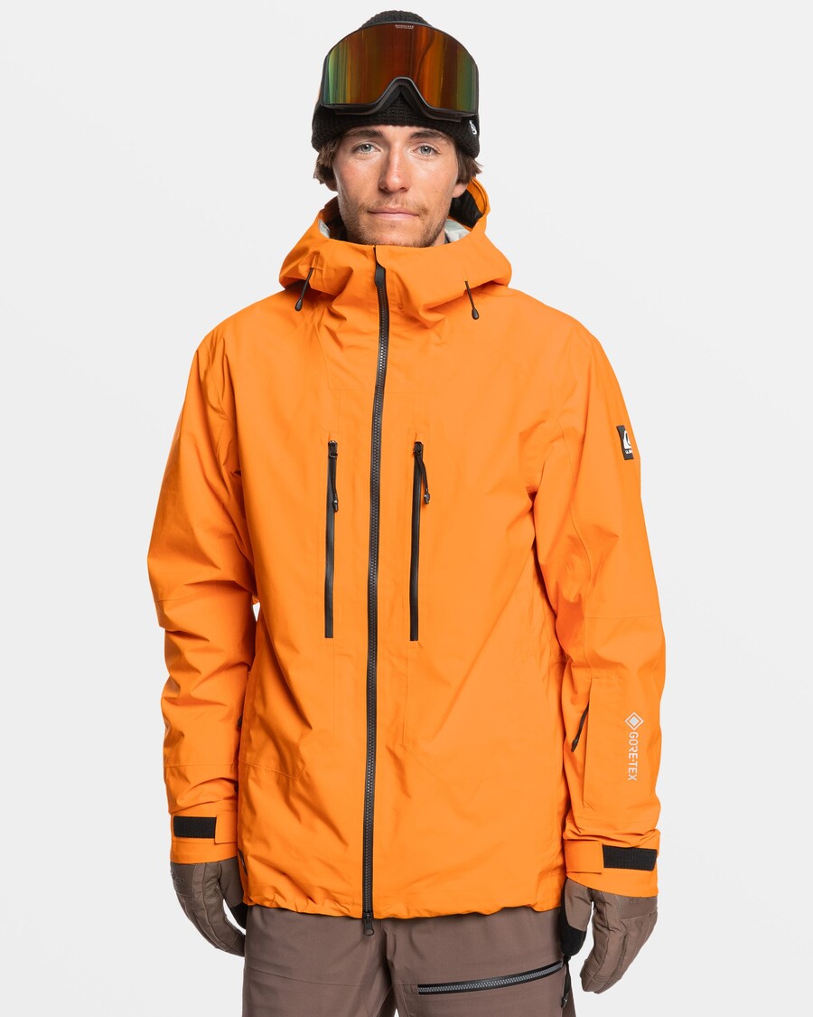 Quiksilver Pro Path Gore-tex 2l Snehová Bunda - Oranžová Paprika