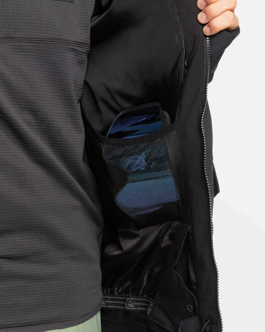 Quiksilver Fairbanks Sniega Jaka - Patiesi Melna