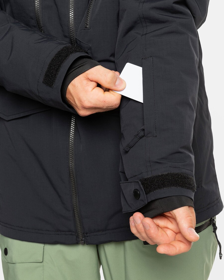 Quiksilver Fairbanks Sniega Jaka - Patiesi Melna