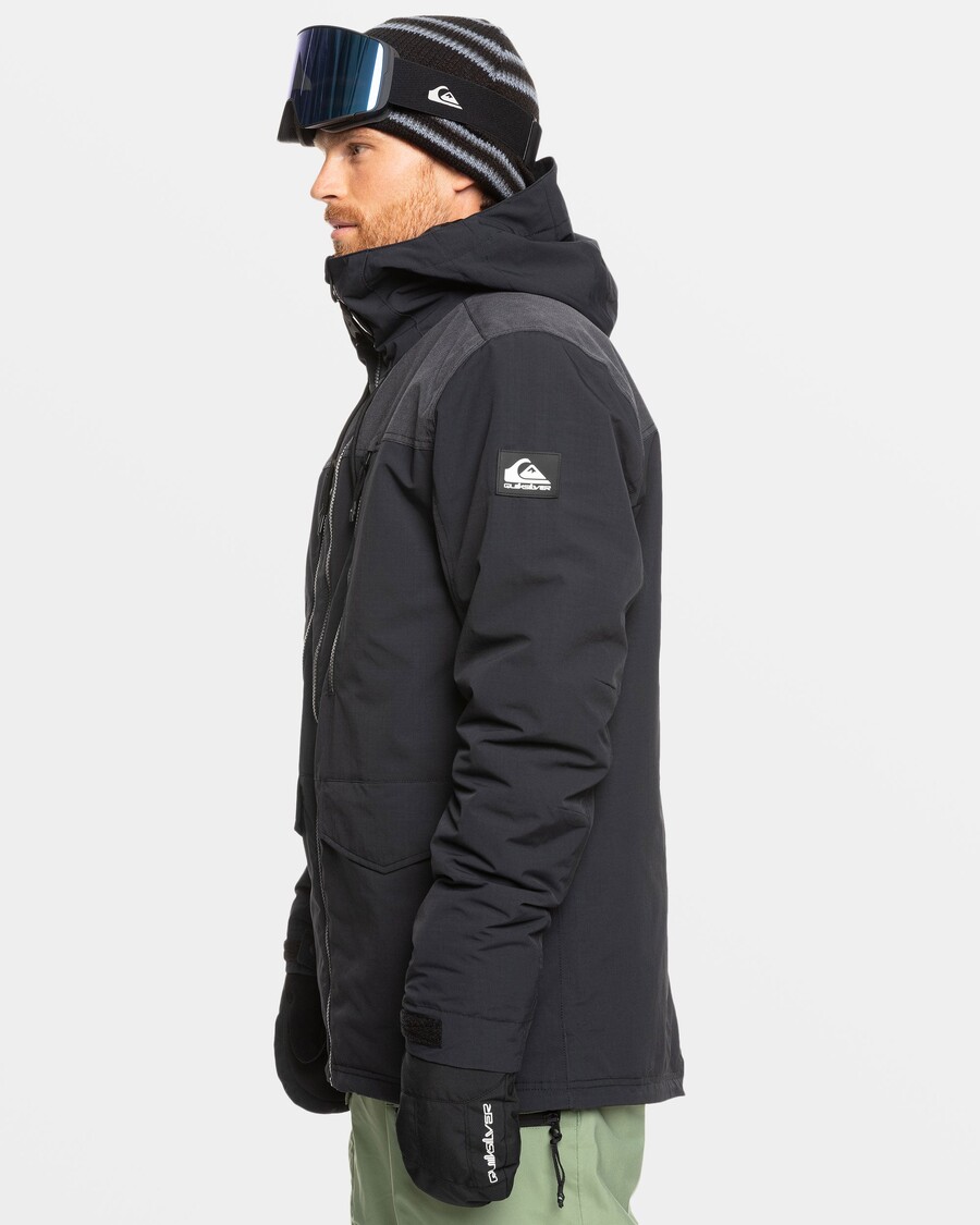 Quiksilver Fairbanks Sniega Jaka - Patiesi Melna