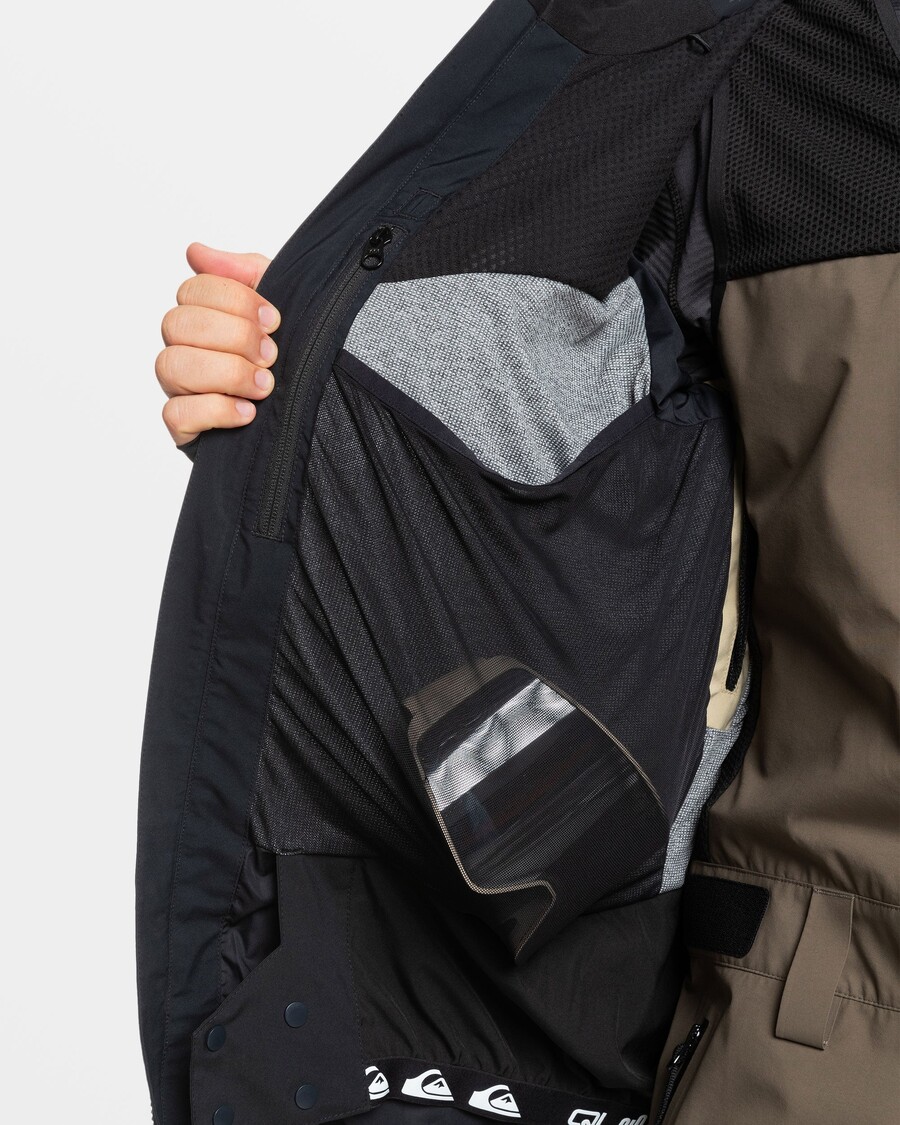 Quik Silver Forever Stretch Gore-Tex Snow Jacket - Canteen