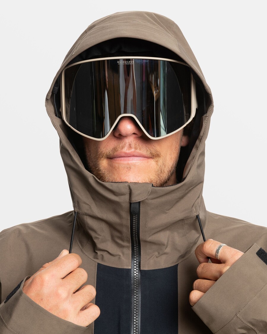 Quik Silver Forever Stretch Gore-Tex Snow Jacket - Canteen