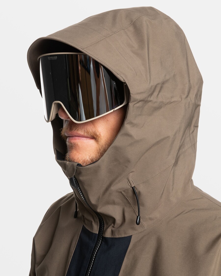 Quik Silver Forever Stretch Gore-Tex Snow Jacket - Canteen