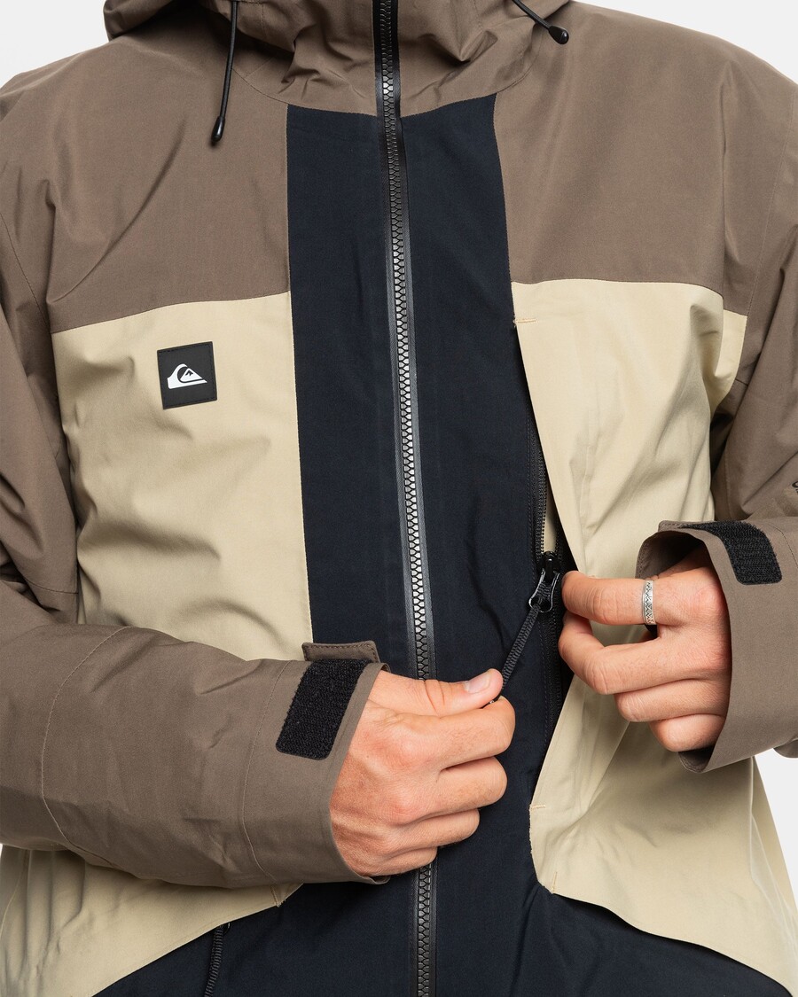 Quik Silver Forever Stretch Gore-Tex Snow Jacket - Canteen
