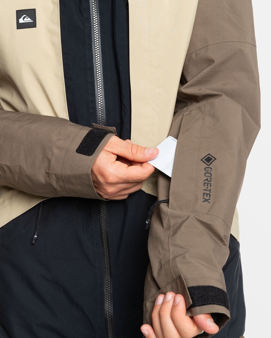 Quik Silver Forever Stretch Gore-Tex Snow Jacket - Canteen