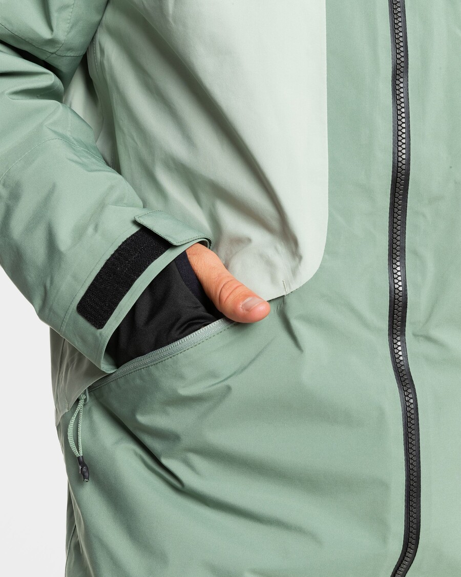 Quiksilver Sonsuza Kadar Streç Gore-tex Kar Ceketi - Deniz Spreyi