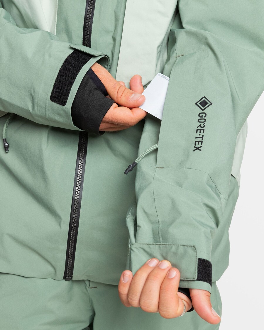 Quiksilver Sonsuza Kadar Streç Gore-tex Kar Ceketi - Deniz Spreyi